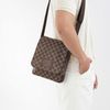 Túi đeo Louis Vuitton Brooklyn Inventeur PM Damier Ebene size 24