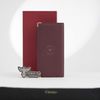 Ví dài Cartier Bordeaux Red Goatskin