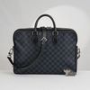 Cặp tài liệu Louis Vuitton Dandy MM Damier Cobalt size 39 (Đen và Xanh)