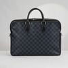 Cặp tài liệu Louis Vuitton Dandy MM Damier Cobalt size 39 (Đen và Xanh)