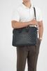 Cặp tài liệu Louis Vuitton Dandy MM Damier Cobalt size 39 (Đen và Xanh)