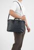 Cặp tài liệu Louis Vuitton Dandy MM Damier Cobalt size 39 (Đen và Xanh)