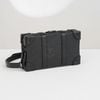 Túi đeo Louis Vuitton Black Monogram Taurillon Soft Trunk Wallet