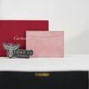 Ví đựng thẻ Cartier Cowhide (Hồng)