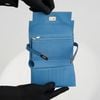 Ví ngắn Hermès Kelly Wallet Bleu Paon Epsom