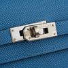 Ví ngắn Hermès Kelly Wallet Bleu Paon Epsom