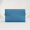 Ví ngắn Hermès Kelly Wallet Bleu Paon Epsom