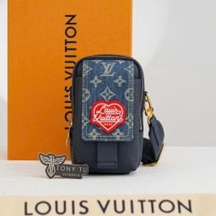 Túi đeo Louis Vuitton x Nigo Flap Double Phone