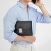 Clutch Louis Vuitton Belaia Noir Taiga (đen) size 24