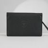 Clutch Louis Vuitton Belaia Noir Taiga (đen) size 24