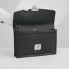 Clutch Louis Vuitton Belaia Noir Taiga (đen) size 24