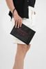Clutch /Pouch Alexander McQueen Signature Logo Calfskin (Đen/Đỏ)