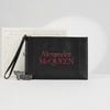 Clutch /Pouch Alexander McQueen Signature Logo Calfskin (Đen/Đỏ)