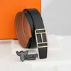 Thắt lưng Hermès PG H Buckle Reversible Togo/Boxcalf size 90 (Nâu Gold /Đen)