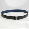 Thắt lưng Hermès Trotteur Buckle / H Buckle Reversible Box Calf/Togo – Size 100