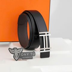 Thắt lưng Hermès H au Carré Reversible Box Calf/Togo size 90