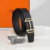 Thắt lưng Hermès Royal Light Gold Box Calf/Togo & Crocodile Porosus size 95