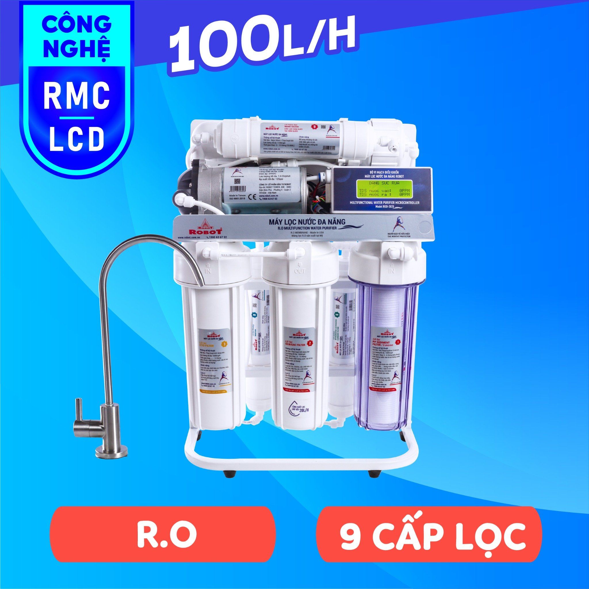 Máy Lọc Nước Công Suất Lớn R.O ROBOT Alpha 939G
