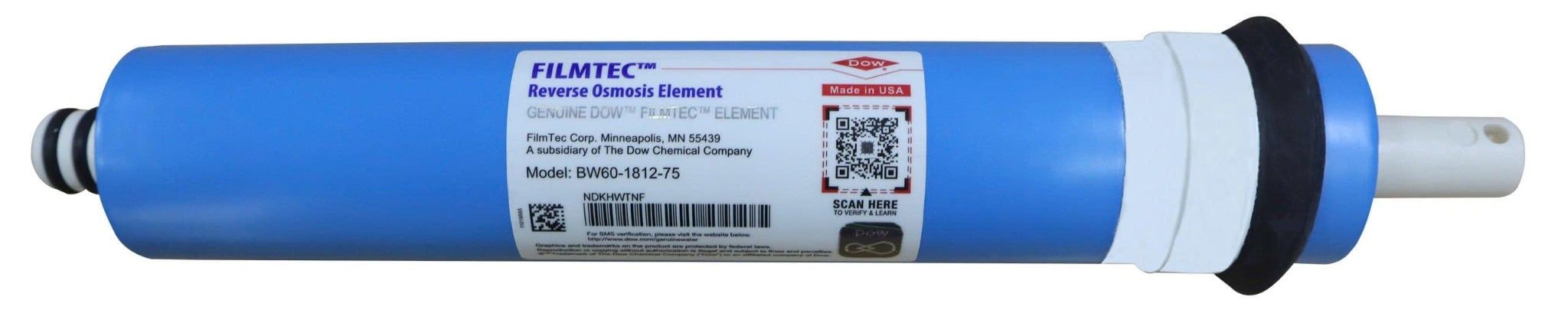 Màng lọc Mỹ R.O BW 60-1812-75G 15L/h