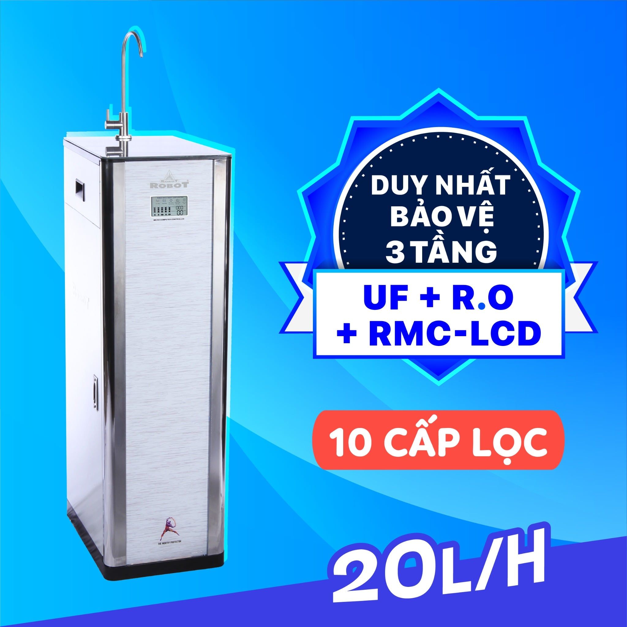 Máy Lọc Nước R.O + UF ROBOT Classy Pro 3410W-UR