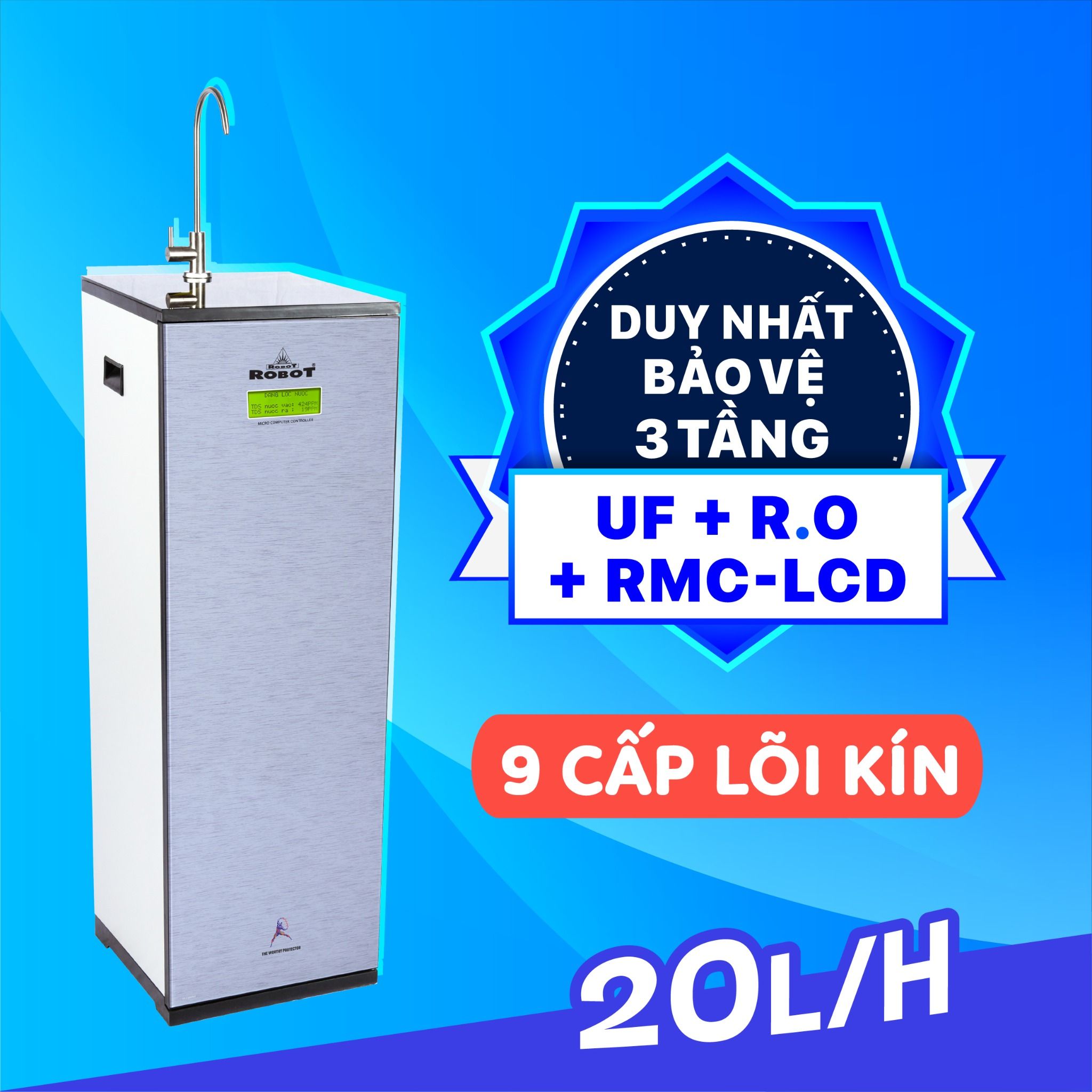 Máy Lọc Nước R.O + UF Reno Pro 239GK-UR