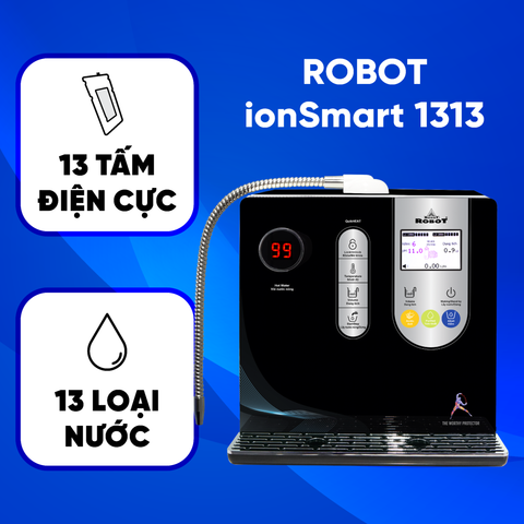 Máy lọc nước điện giải ion kiềm Nóng thông minh ionSmart 1313