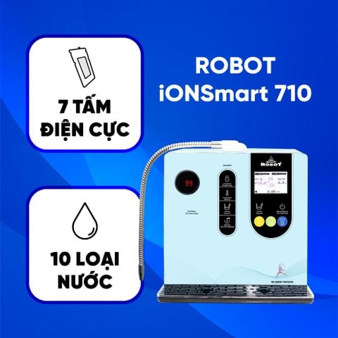 Máy lọc nước điện giải ion kiềm Nóng thông minh ionSmart 710