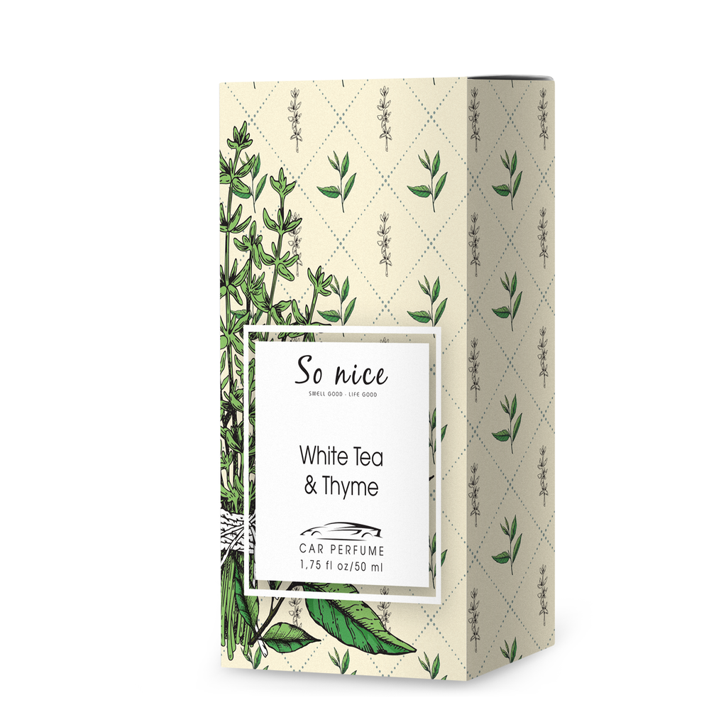 Nước hoa xe hơi So Nice White tea & Thyme Sonice Aroma