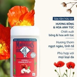 SỮA TẮM LE PETIT MARSEILLAIS CHIẾT XUẤT HƯƠNG BÔNG & HOA ANH TÚC 250ml