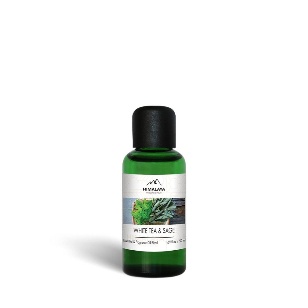 Tinh dầu hỗn hợp Cao cấp thư giản hương trà trắng - xô thơm  Himalaya White tea & Sage Oil