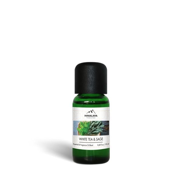 Tinh dầu hỗn hợp Cao cấp thư giản hương trà trắng - xô thơm  Himalaya White tea & Sage Oil