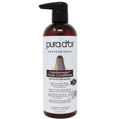 Dầu xả phục hồi tóc PURA D'OR ColorHarmony Purple Conditioner 473ml