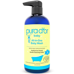 Sữa tắm gội cao cấp dành cho bé PURA D'OR Baby All In One Wash 473ml