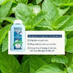 DẦU GỘI TRỊ GÀU LE PETIT MARSEILLAIS 2 In 1 TINH DẦU BẠC HÀ 250ml