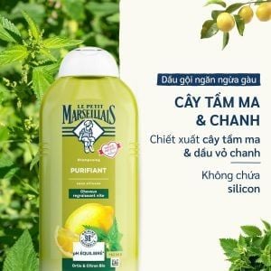 DẦU GỘI NGĂN NGỪA GÀU LE PETIT MARSEILLAIS CHIẾT XUẤT CÂY TÂM MA & CHANH 300ml