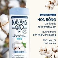 SỮA TẮM LE PETIT MARSEILLAIS HOA BÔNG 400ml