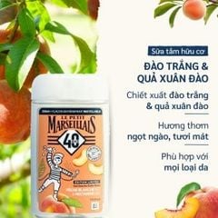 SỮA TẮM LE PETIT MARSEILLAIS CHIẾT XUẤT ĐÀO TRẮNG & QUẢ XUÂN ĐÀO 250ml