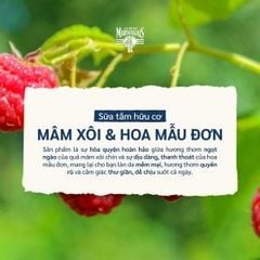 SỮA TẮM LE PETIT MARSEILLAIS CHIẾT XUẤT QUẢ MÂM XÔI & HOA MẪU ĐƠN 250ml