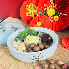 Bộ khay mứt Tết nắn tay