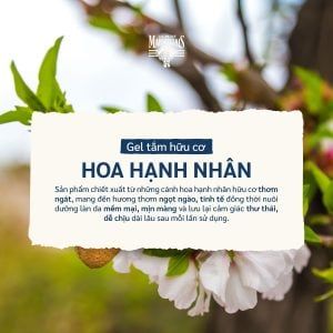 GEL TẮM LE PETIT MARSEILLAIS HOA HẠNH NHÂN HỮU CƠ 400ml
