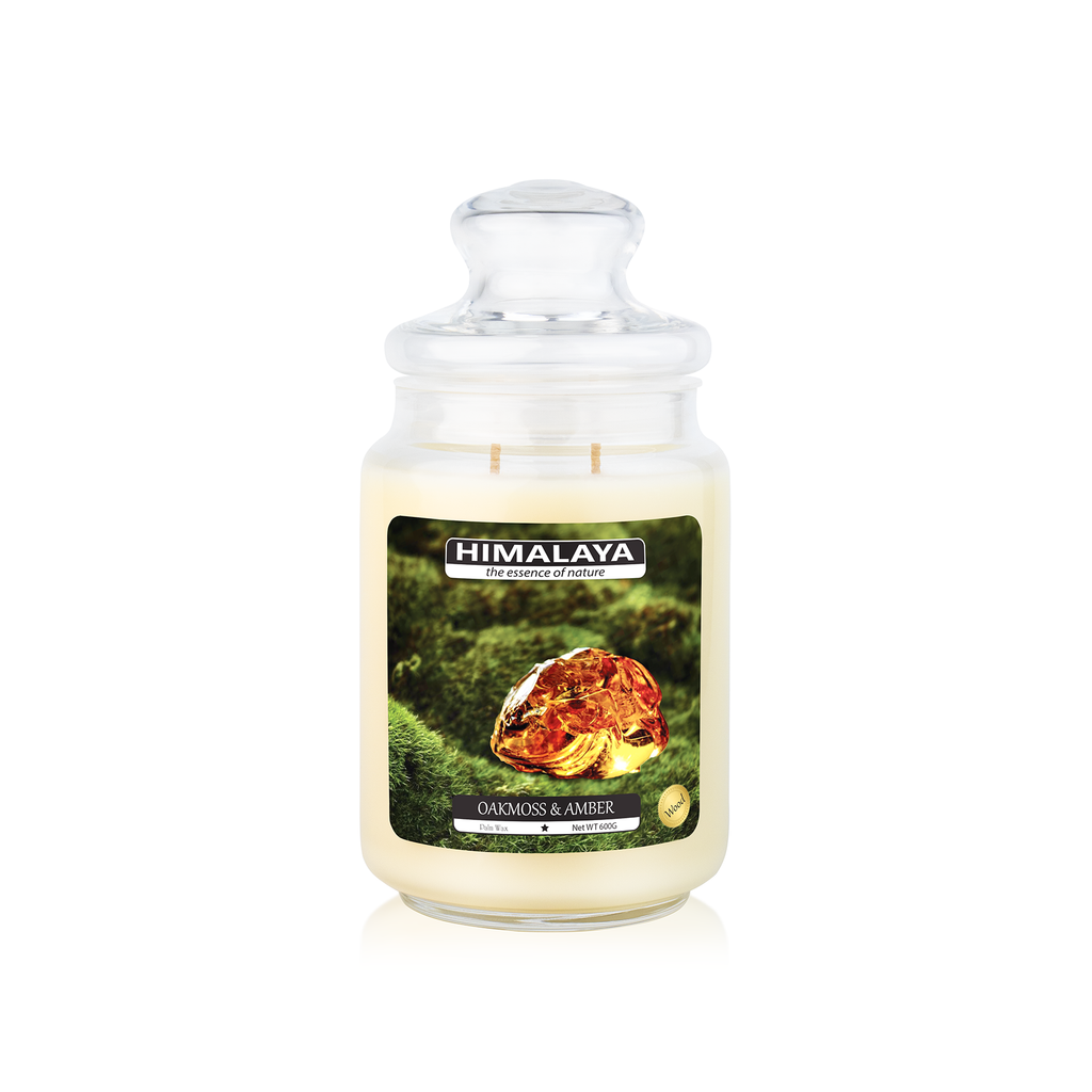 Nến Thơm Himalaya Oakmoss & Amber (2 bấc)