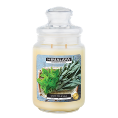 Nến Thơm Himalaya White Tea & Sage (2 bấc)