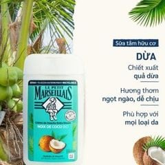 SỮA TẮM LE PETIT MARSEILLAIS CHIẾT XUẤT DỪA 250ml