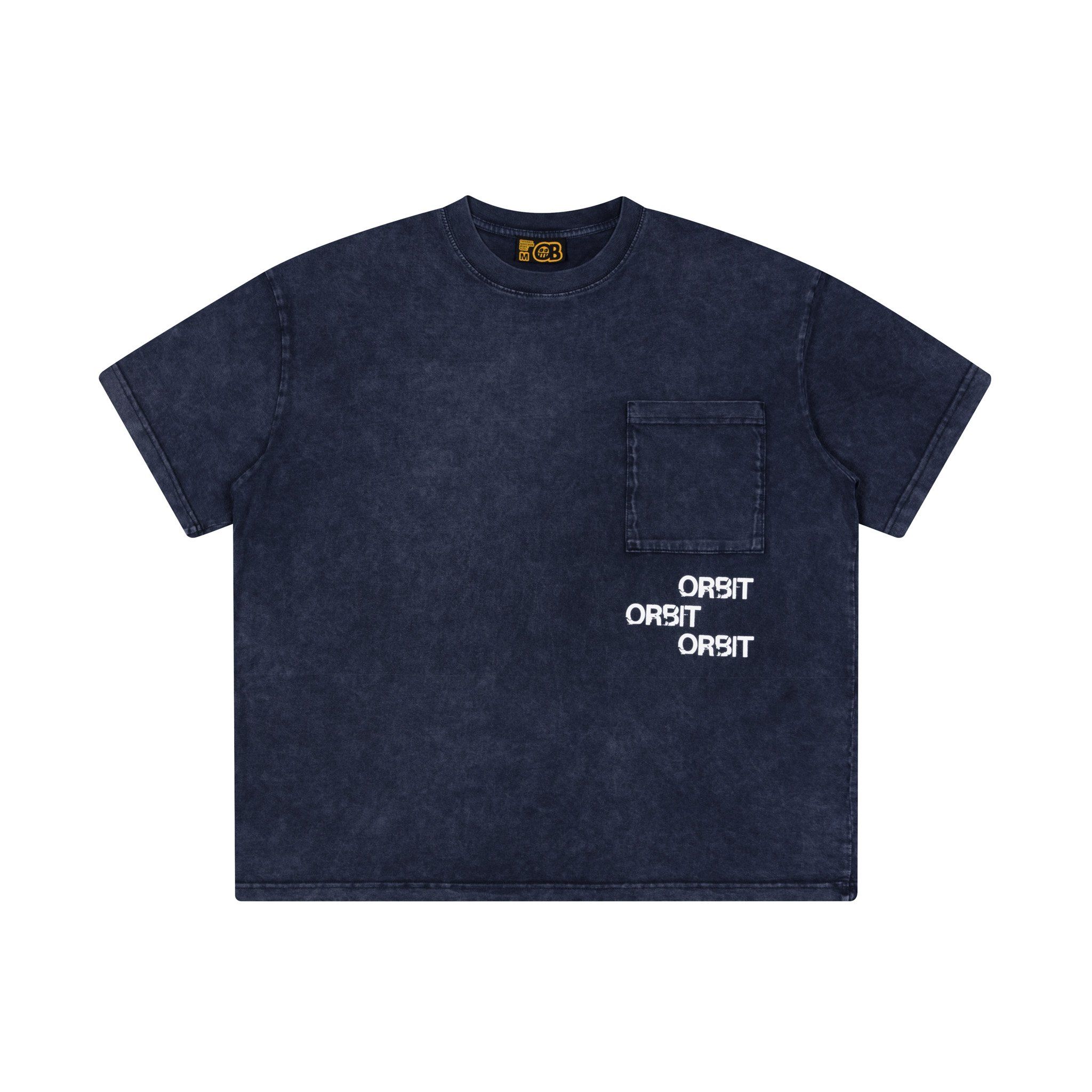 ORBIT LOGO NAVY WASH