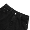 DISTRESSED WASHED BAGGY SHORT JEANS