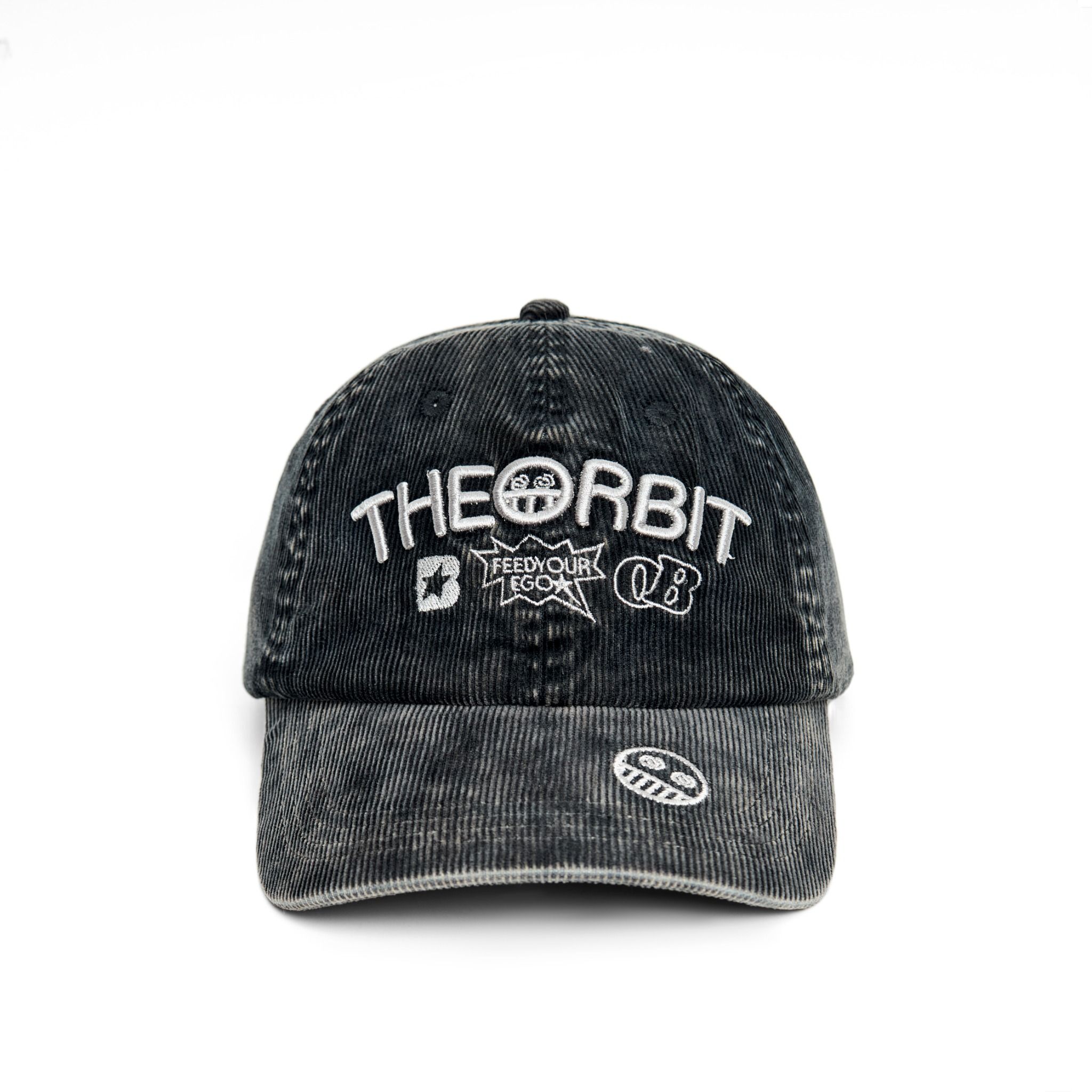 THE ORBIT WASHED CAP BLACK GREY