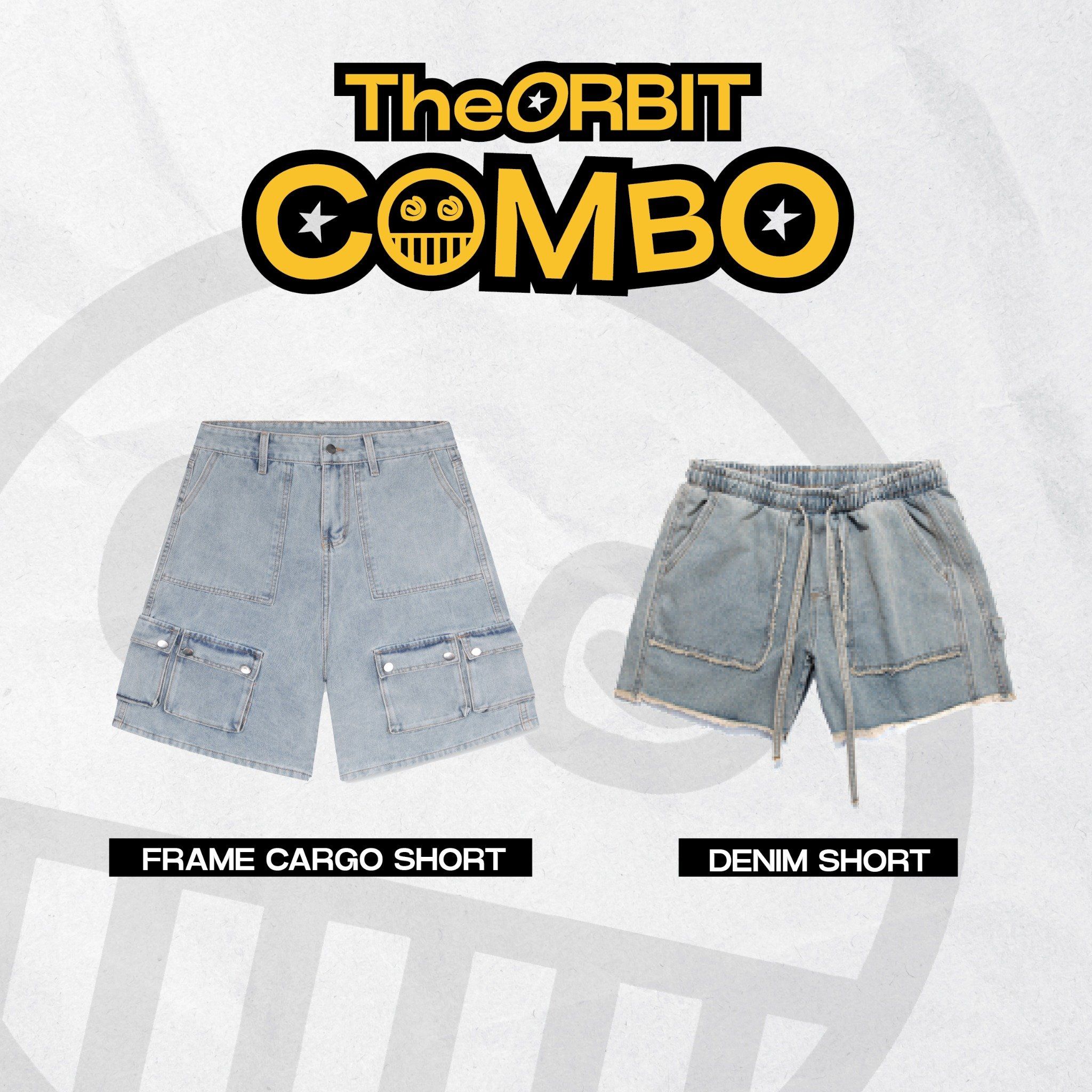 COMBO ORBIT FRAME DENIM SHORT+ Denim Short