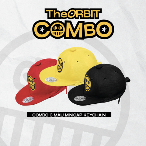  Combo 3 Màu ORBIT Cap Keychain 