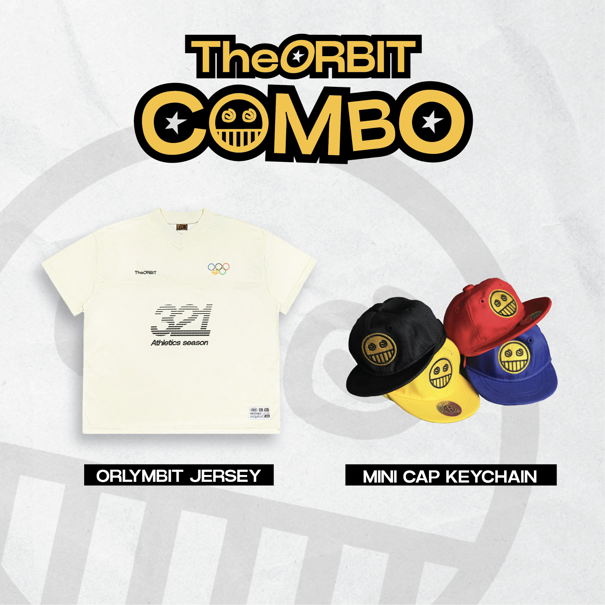 Combo Orlymbit Jersey +  Mini Cap Keychain