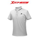  Áo polo nam Xtep có hoạ tiết đường viền kẻ năng động, chất vải mềm mại, thoáng mát 977229027004 